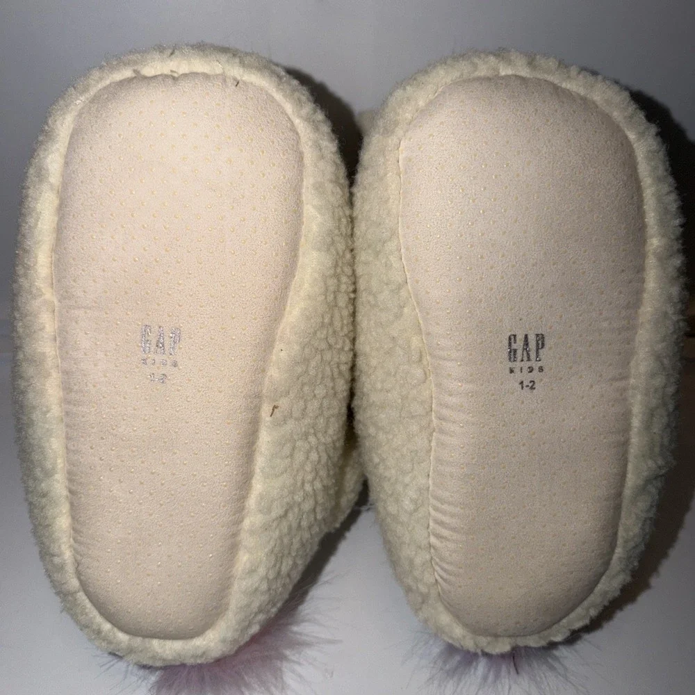 Gap Kids toddler Unicorn Pastel Vibes Slippers  Kid Core  Cozy Size XL 11/12
